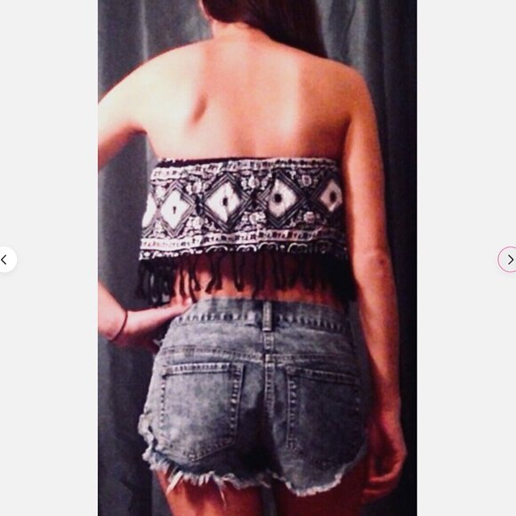 Paisley Print Bandanna Boho Crop Halter Top by PS Erin Wasson | PacSun | Medium - Picture 4 of 10